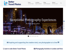 Tablet Screenshot of bettertravelphotos.com